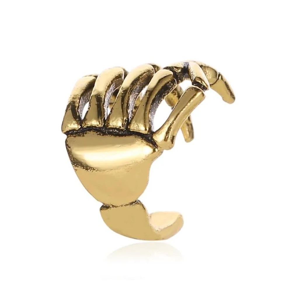 5 for $25 14k Gold Plated Hand  Ear Cuff Earring - Picture 3 of 6